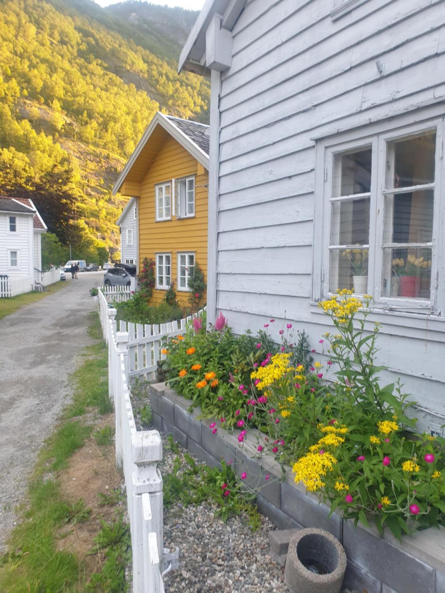 Kvammehuset Pa Gamle Laerdalsoyri Villa Exterior photo